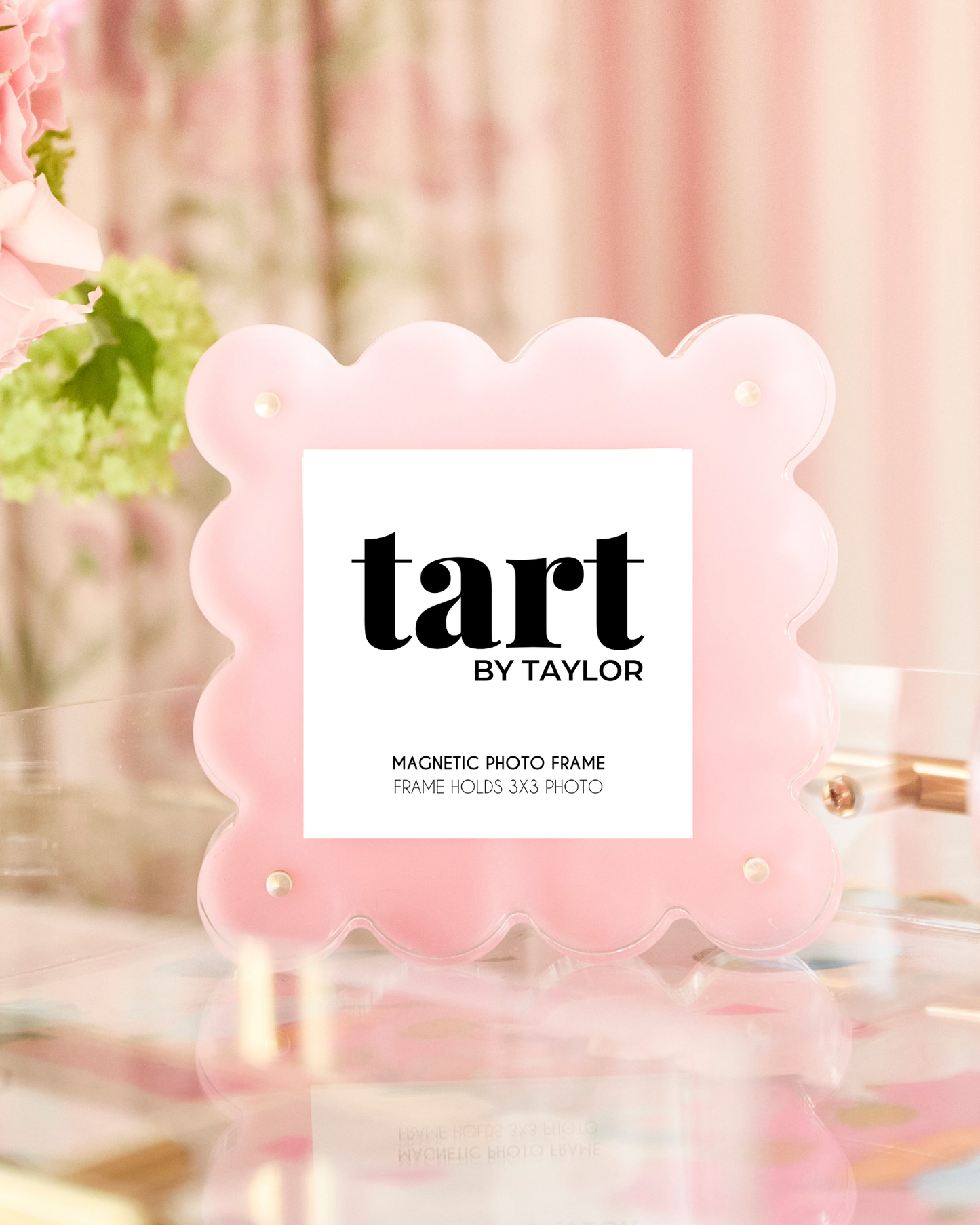 Mini Acrylic Picture Frame - Light Pink