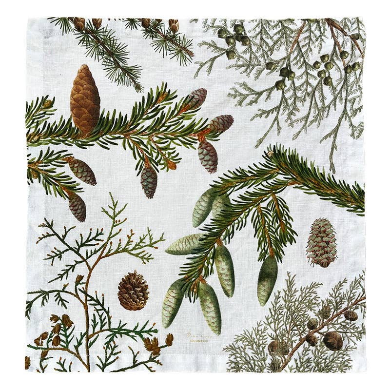 Pine Trees Linen Napkin