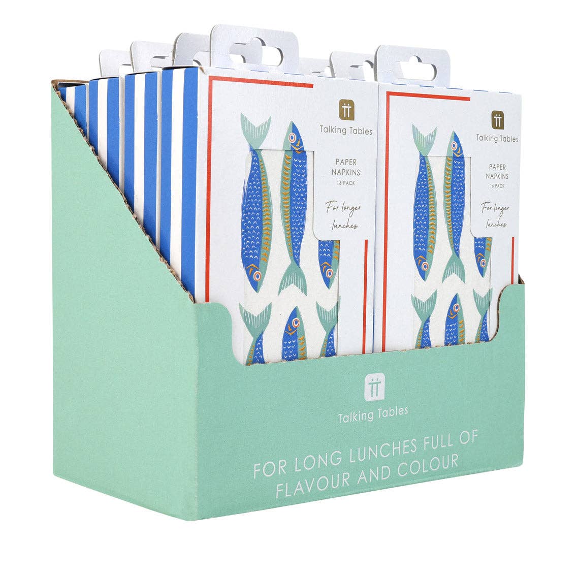 Lunch Paper Napkins - Fish - Pack of 16