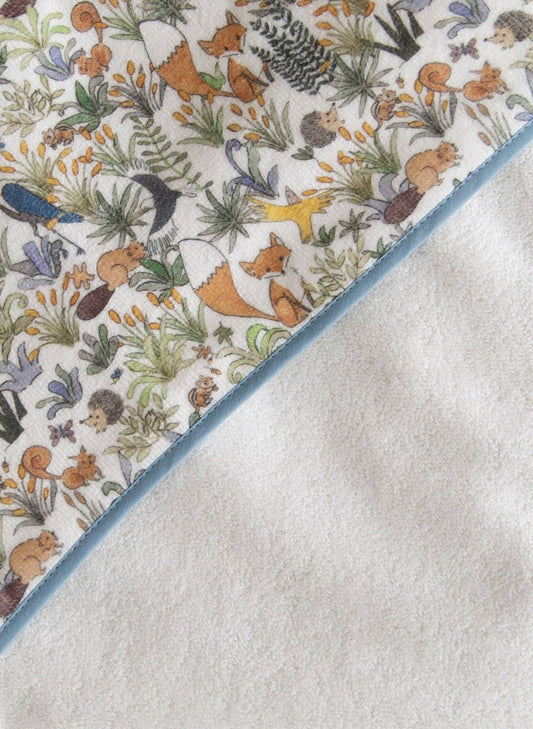 Hooded Bath Towel - Foxy Forest