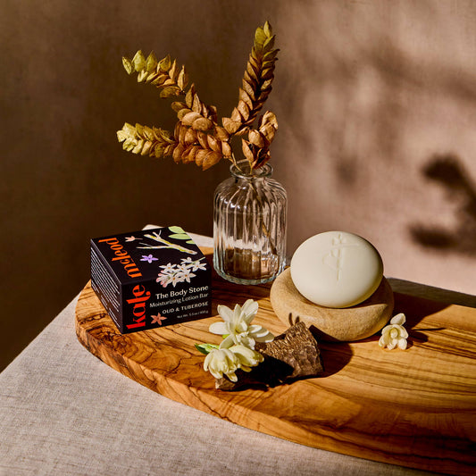 Deep Moisturizing Lotion Bar - Oud & Tuberose Body Stone