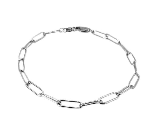 Essential Petite Paperclip Links Bracelet - Sterling Silver