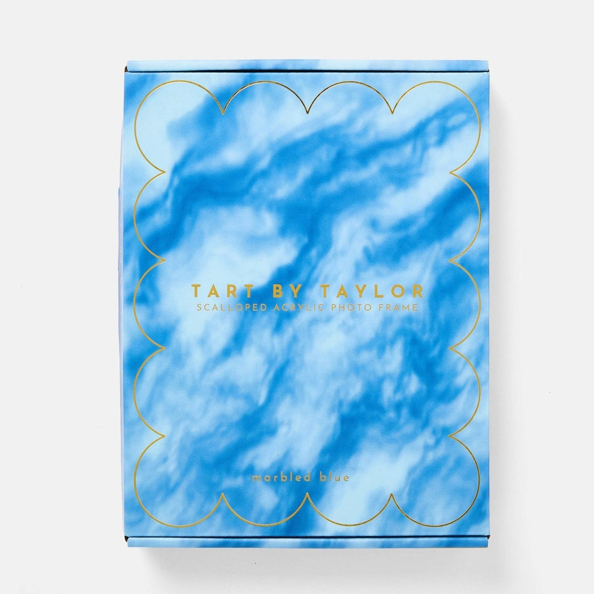 Acrylic Picture Frame - Blue Marbled