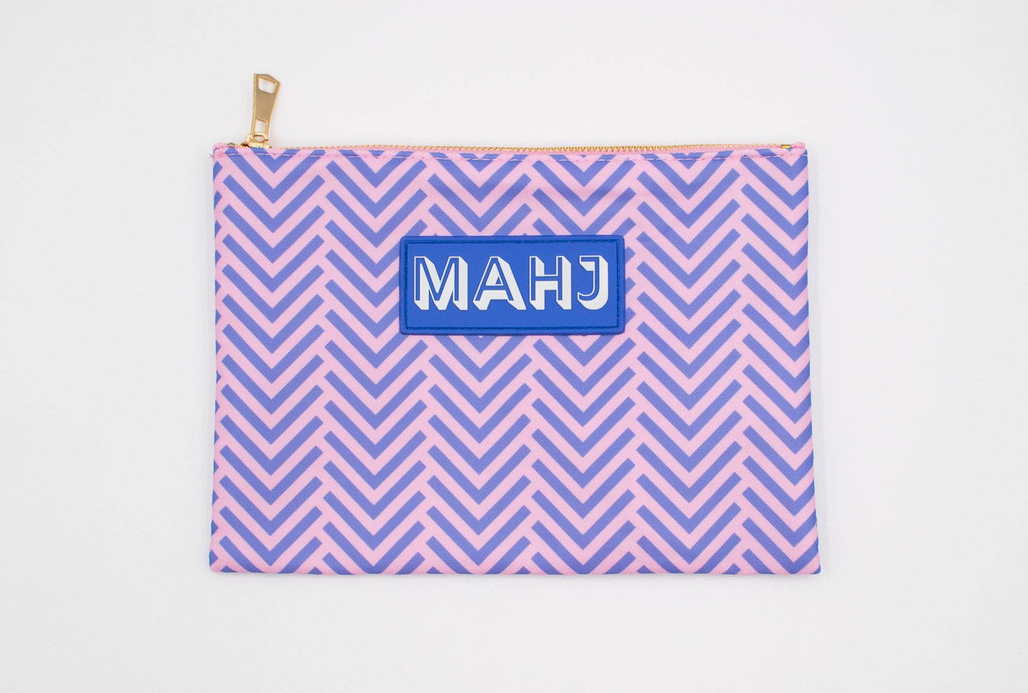 Premium Mahjong Card & Accessory Bag - Arrows- Red