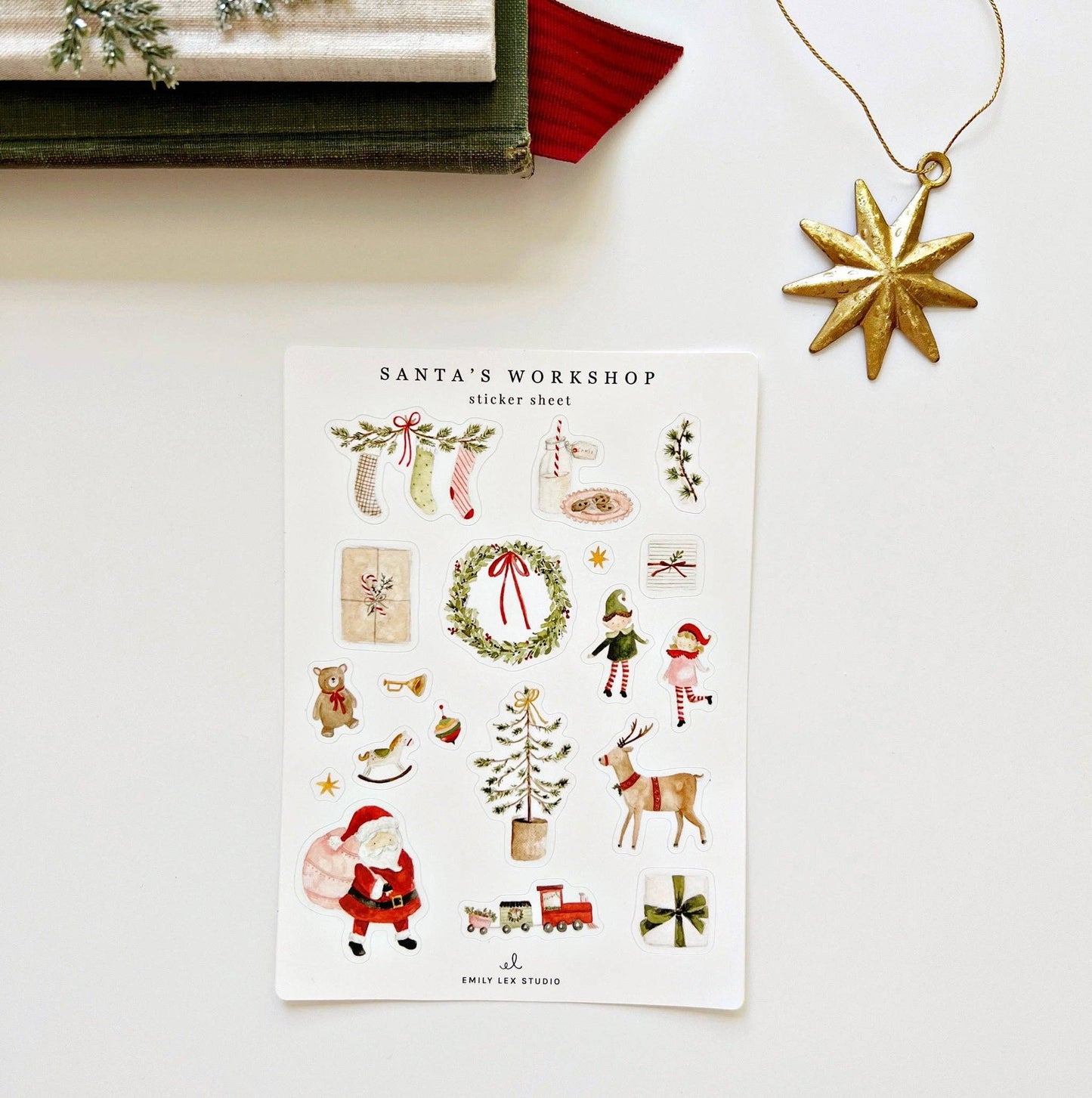 Sticker Sheets - Santa's Workshop
