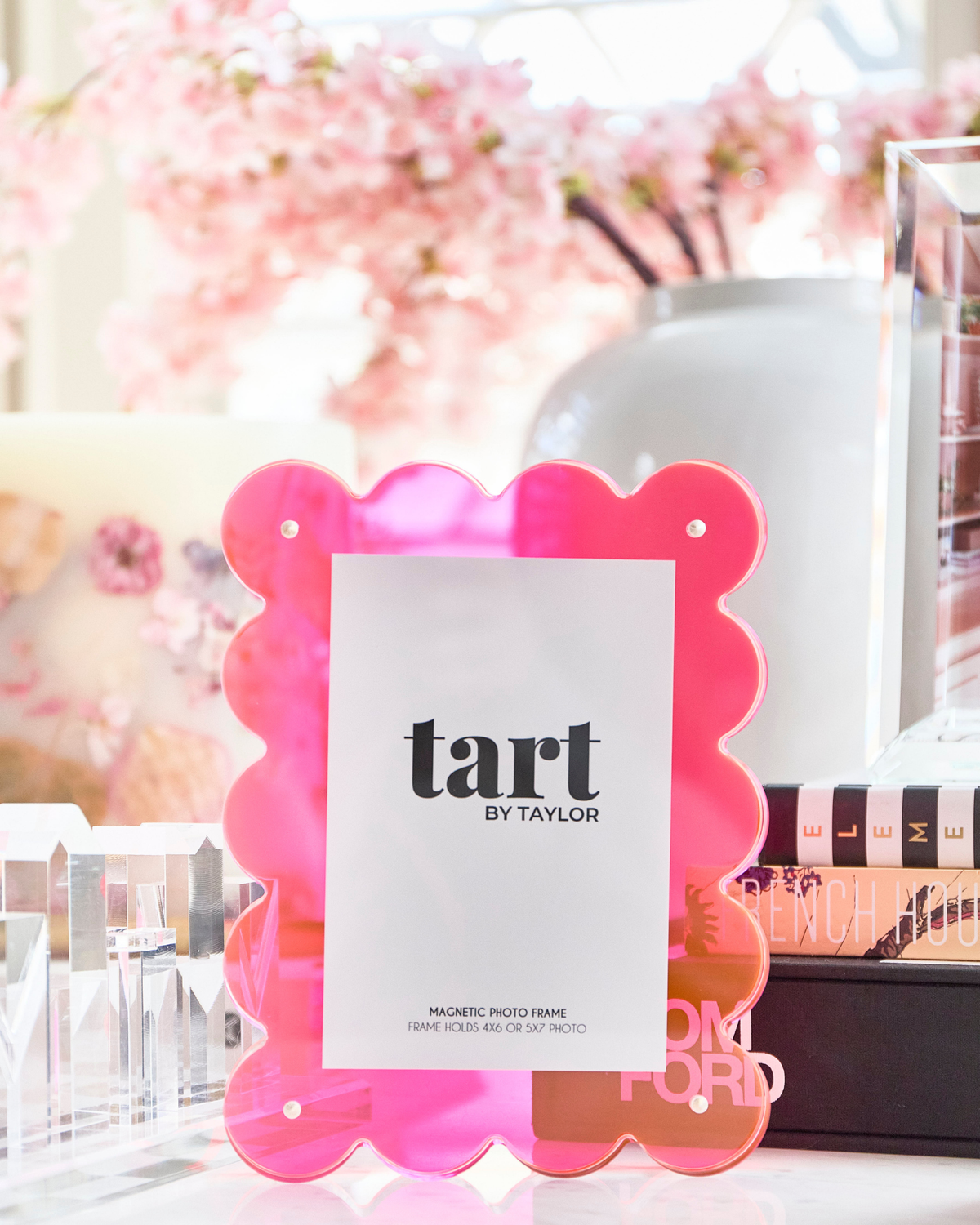 Acrylic Picture Frame - Neon Pink