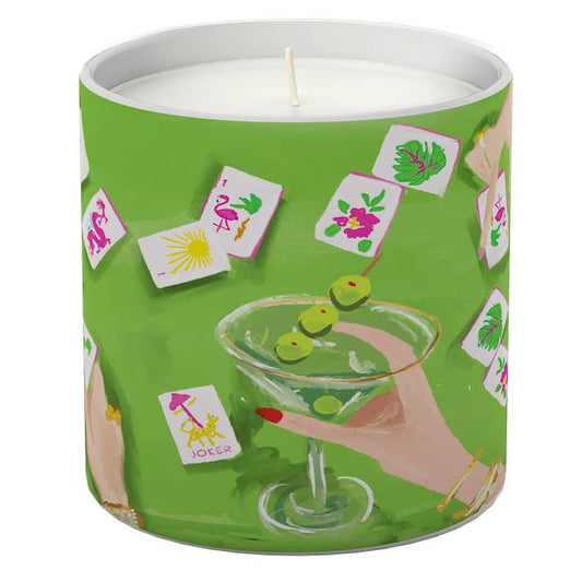 Bams Club Mahjong Candle By Rebecca Illustrated