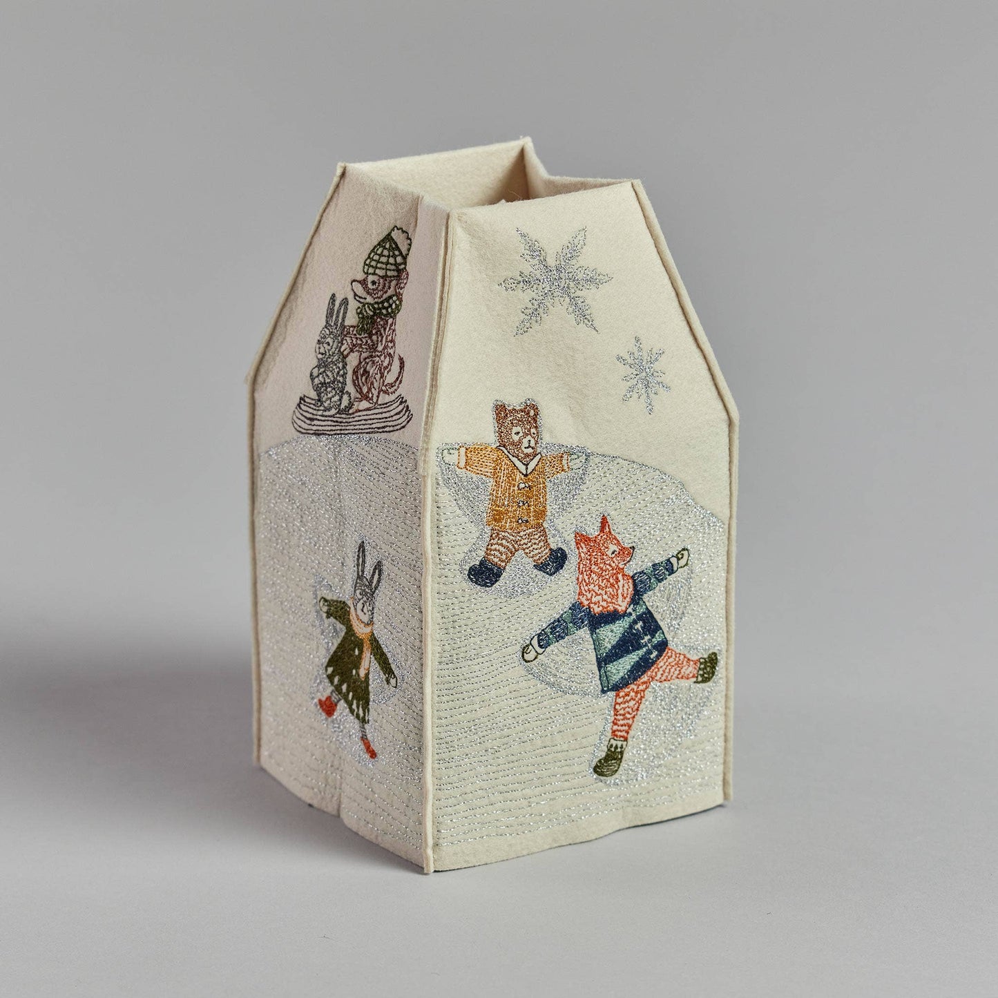 Snow Day Tissue Box Cover