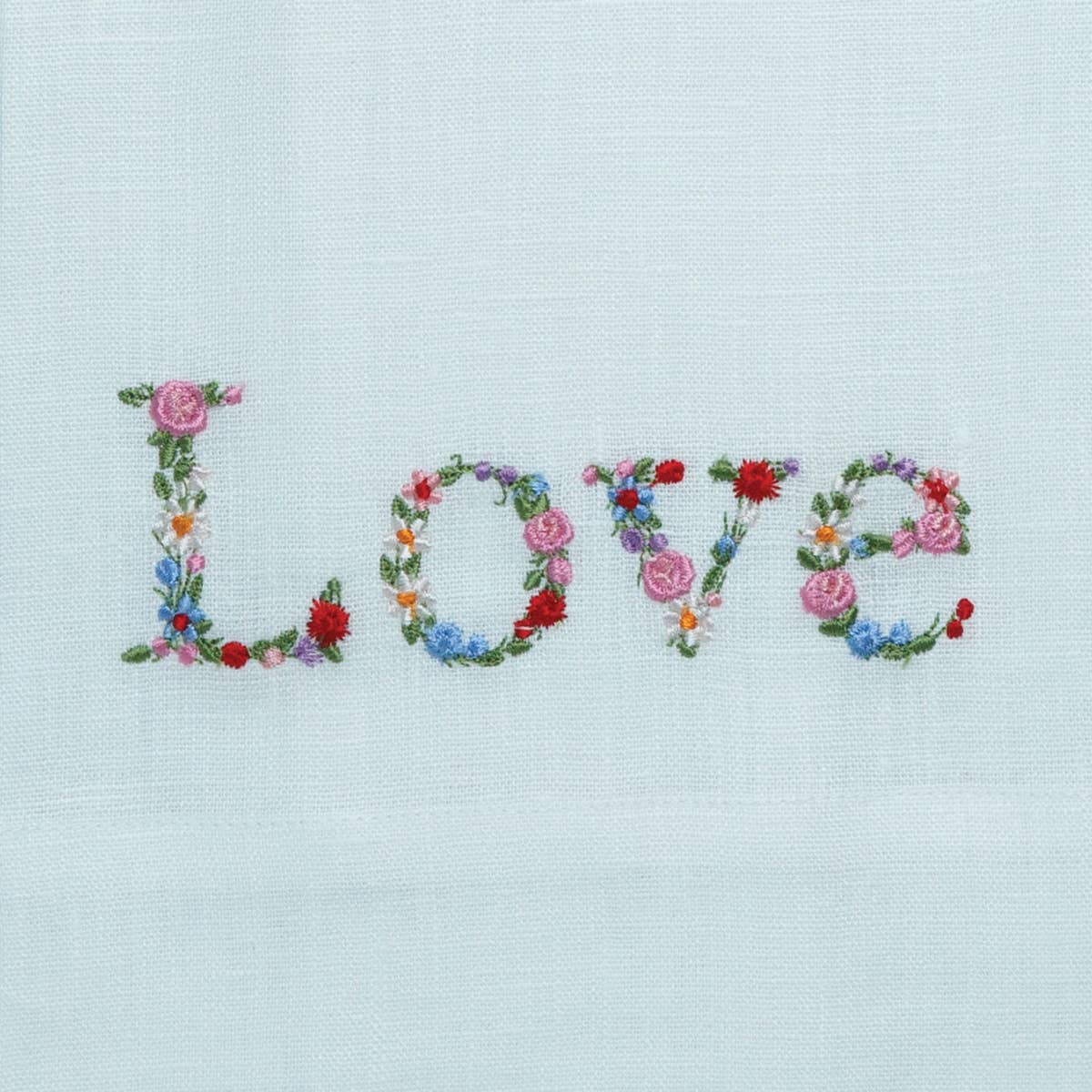 Floral Love Towel: White (Multi)