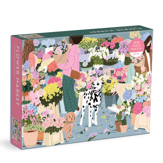 1000 Piece Puzzle - Flower Market