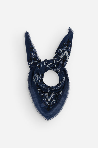 Bandana Scarf - Navy