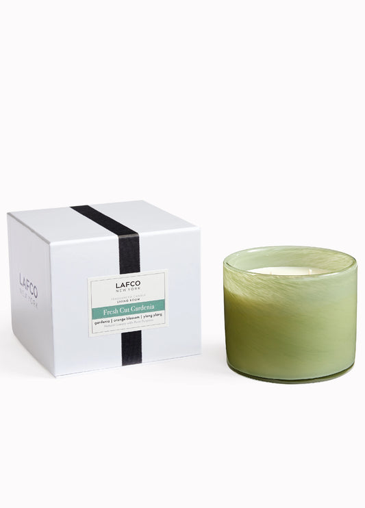 30oz 3-Wick Candle - Living Room - Fresh Cut Gardenia
