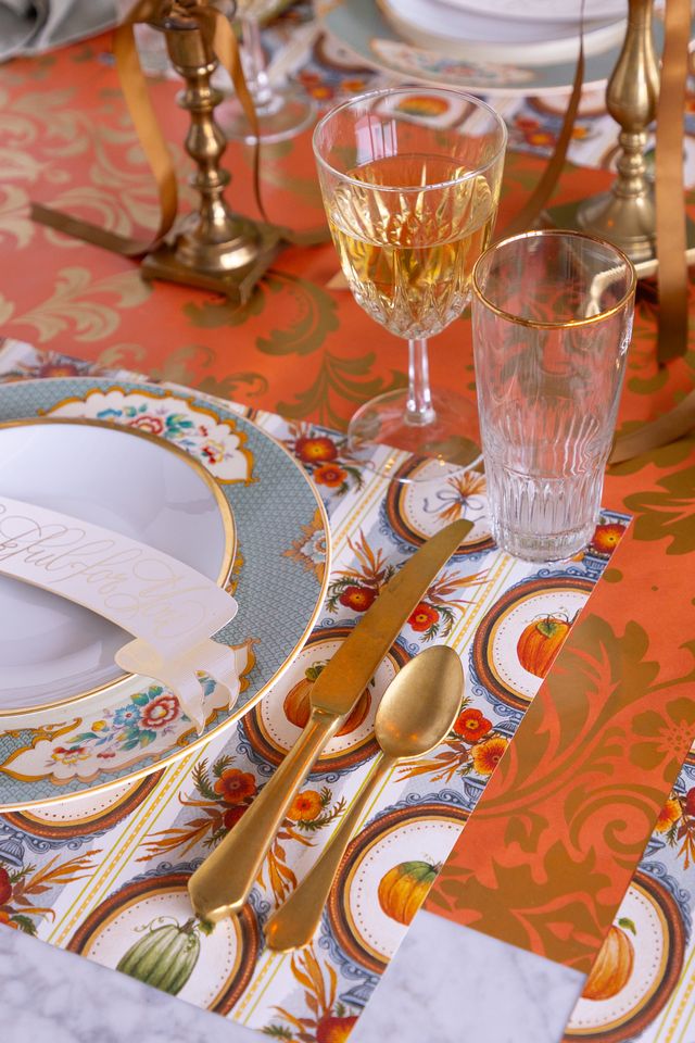 Paper Placemat Pad - Antique Pumpkin