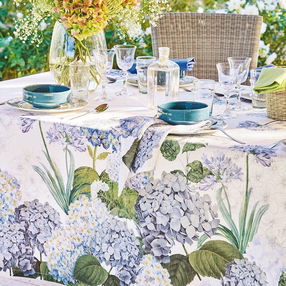 Jardin De Bretagne Bleu Tablecloth