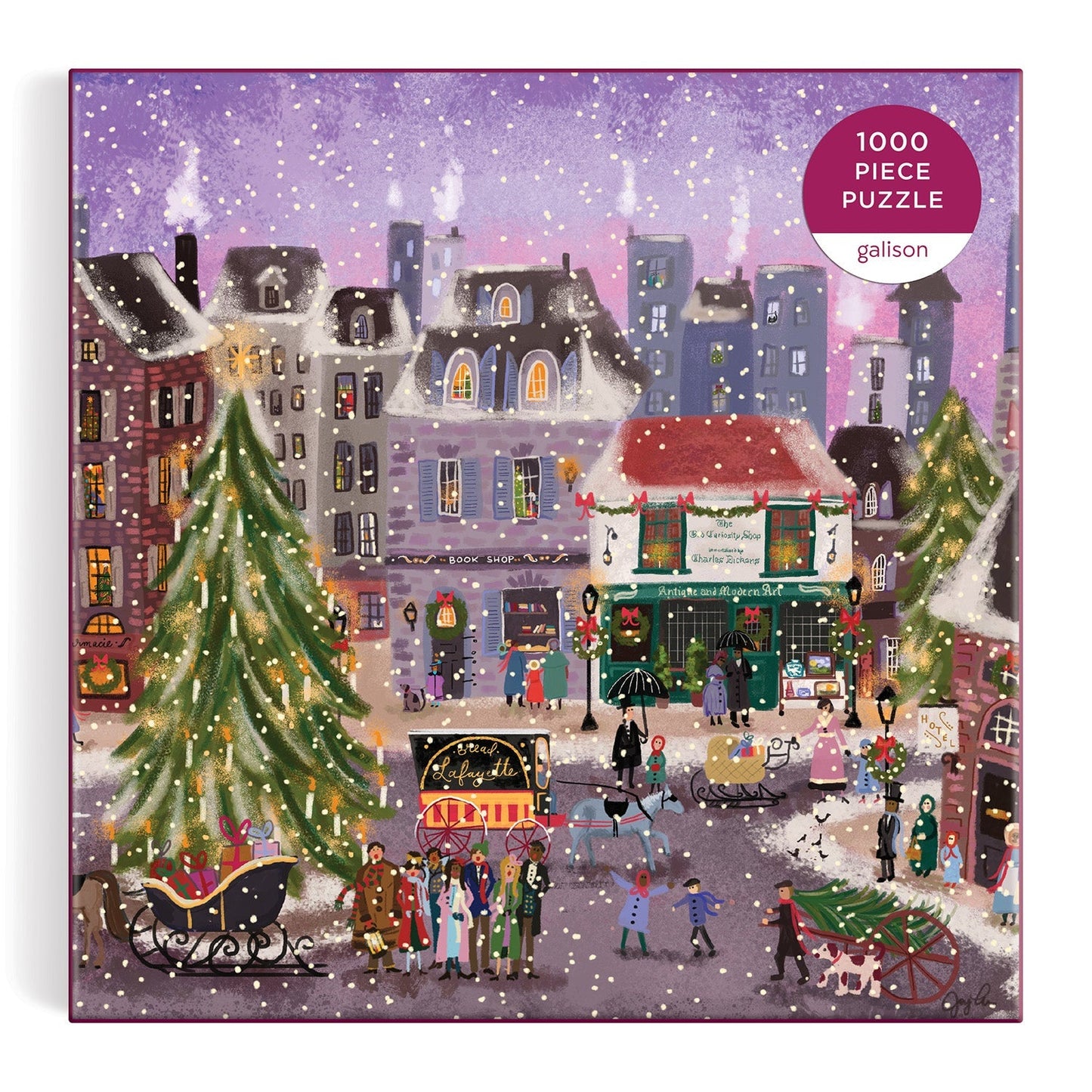 1000 Piece Puzzle - Joy Laforme Christmas Square