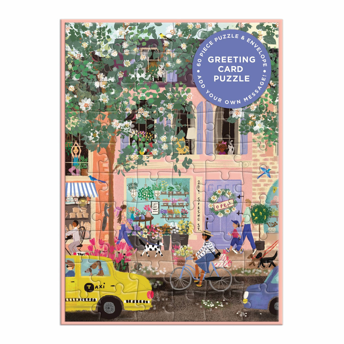 60pc Spring Street Greeting Card Puzzle