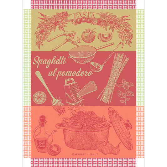 Kitchen Towel - Spaghetti Pomodoro Basilic