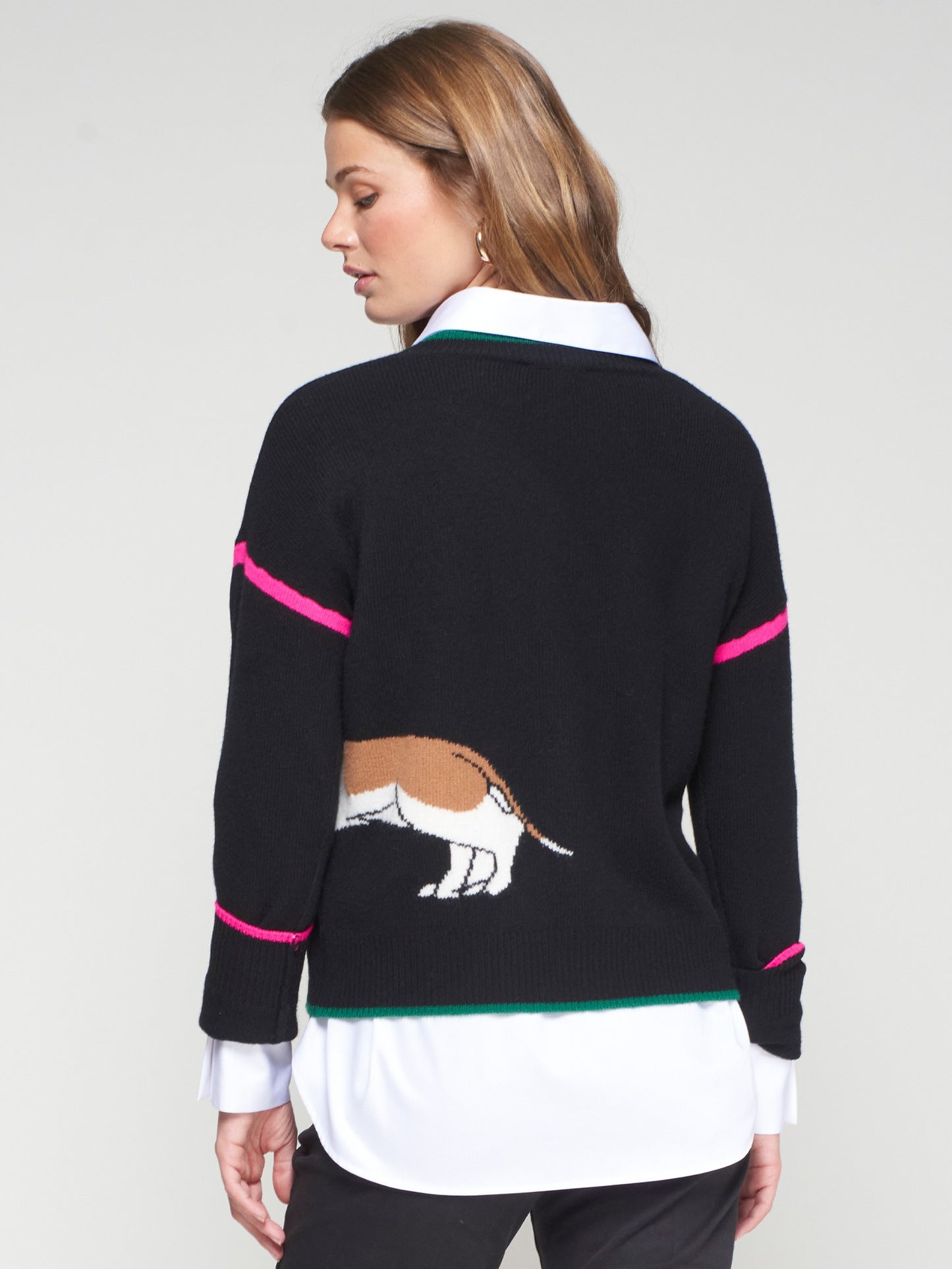 Dachshund Sweater - Black