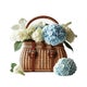 Acrylic Tray - Basket Full of Hydrangea - Blue