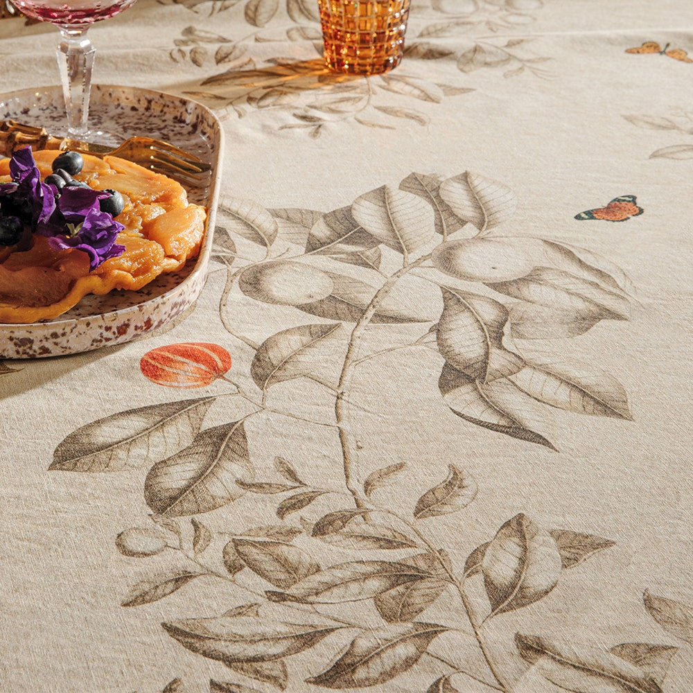 Mandarines Rouille Tablecloth