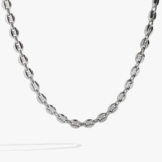 Mariner Chain Necklace - Stainless Steel Silver