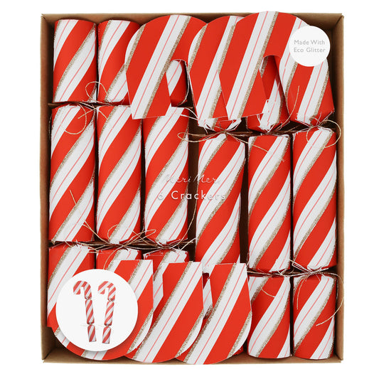 Candy Cane Shaped Crackers