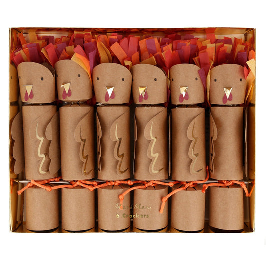 Turkey Party Crackers - Medium
