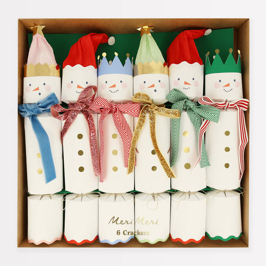 Snowman Crackers