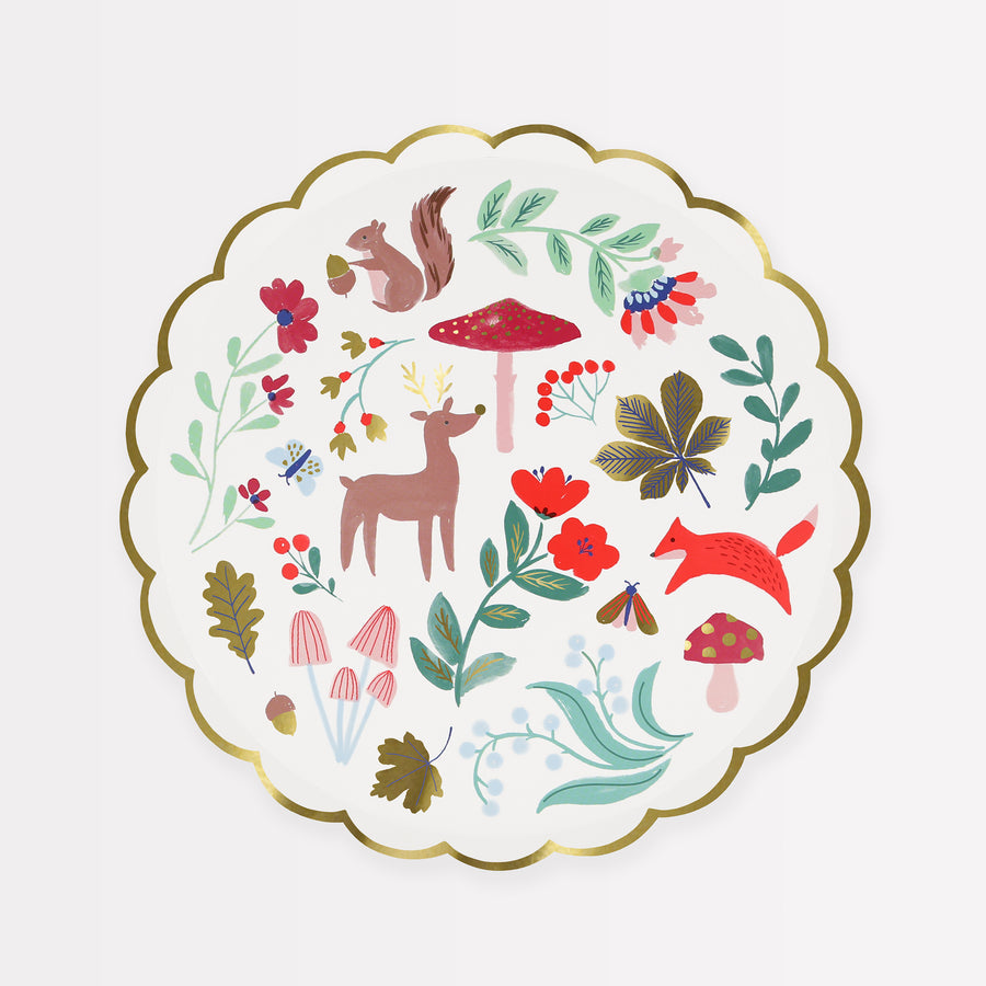 Pack of 8 Winter Wonderland Paper Plates