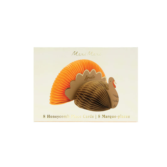 Turkey Place Cards - Pack of 8