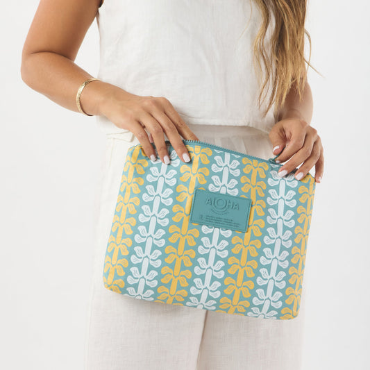 Mid Pouch - Lei Life - Honey on Tide