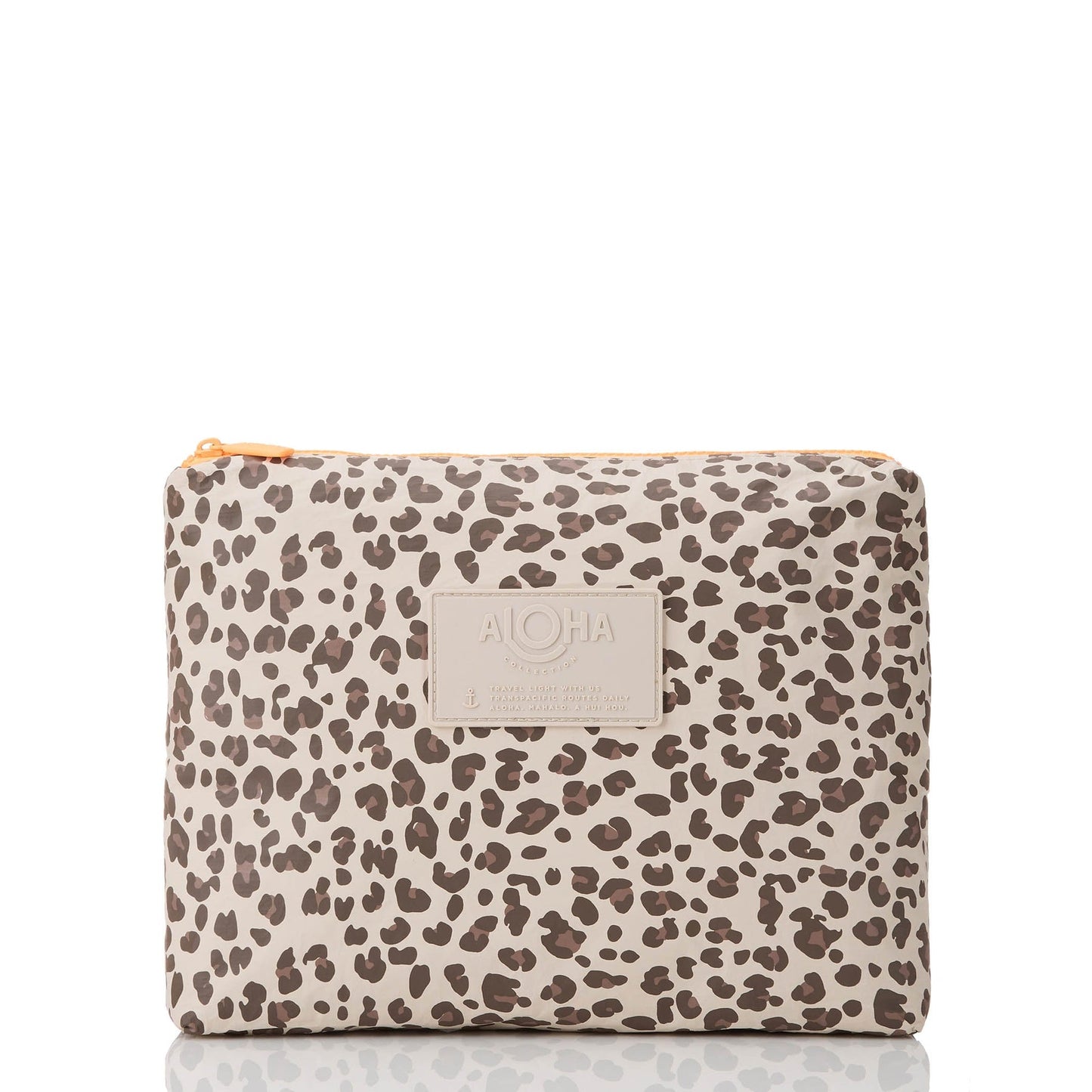Leopard Cub Mid Pouch - Coconut