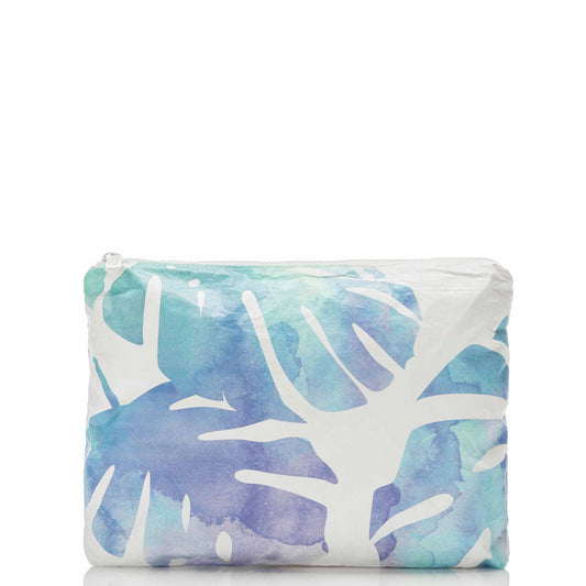 Aloha Collection Mid Pouch - Monstera - Dawn