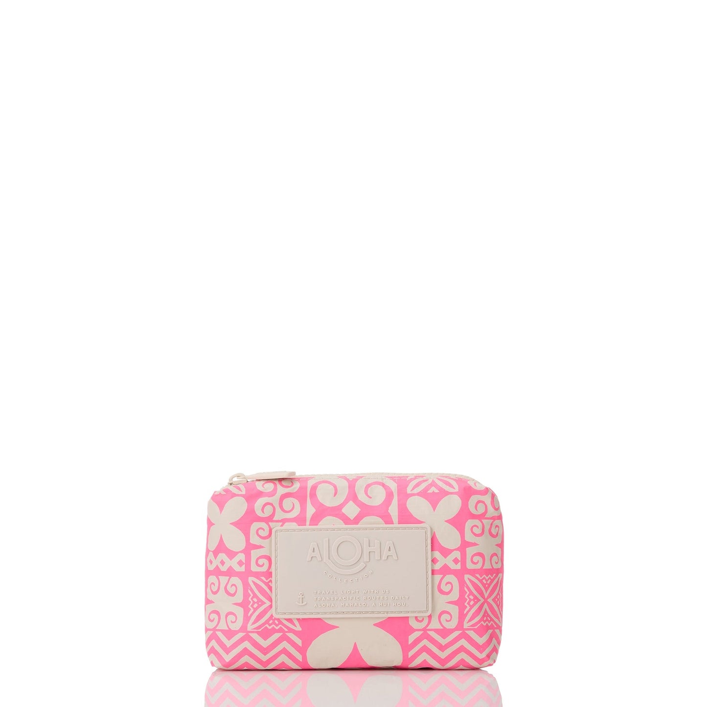 Oceania Mini Pouch - Neon Pink/Sandstone