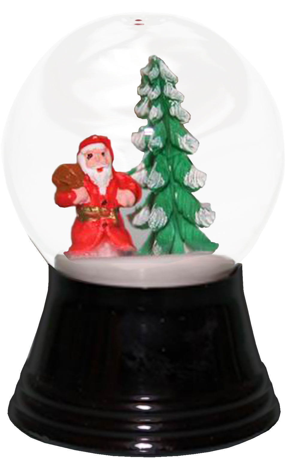 Small Snow Globe - Santa Claus with Tree