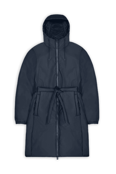Lohja Long Insulated Curve Jacket W3T2 - Navy