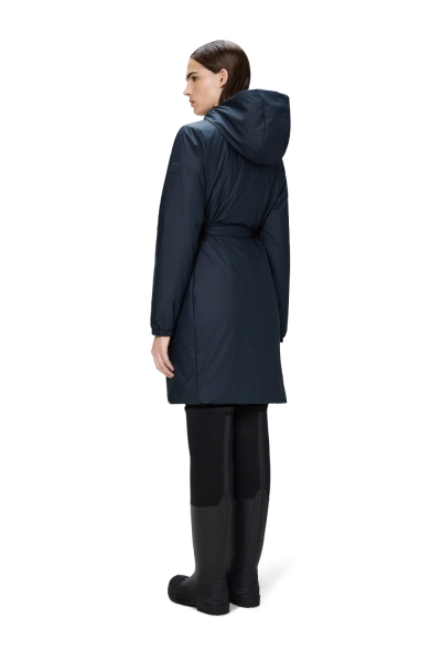 Lohja Long Insulated Curve Jacket W3T2 - Navy