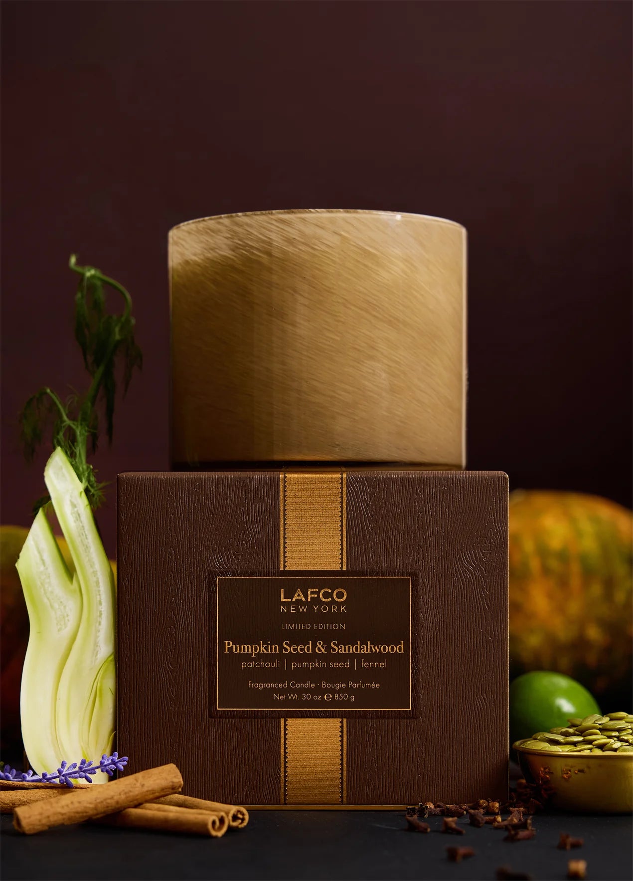 Pumpkin Seed & Sandalwood Candle 3-Wick 30.0oz