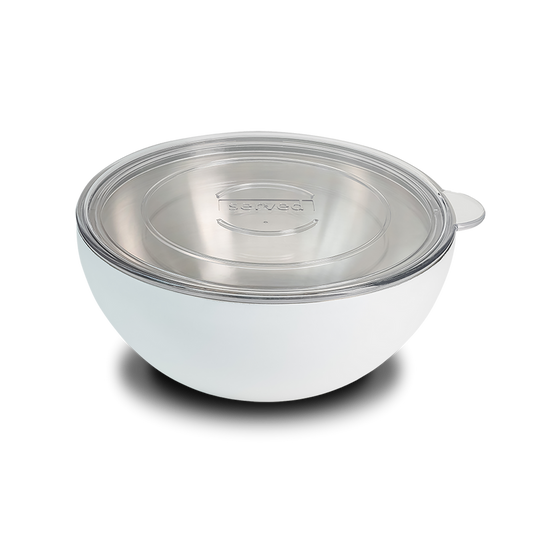 Vacuum-Insulated Large Serving Bowl (3Q) - White Icing