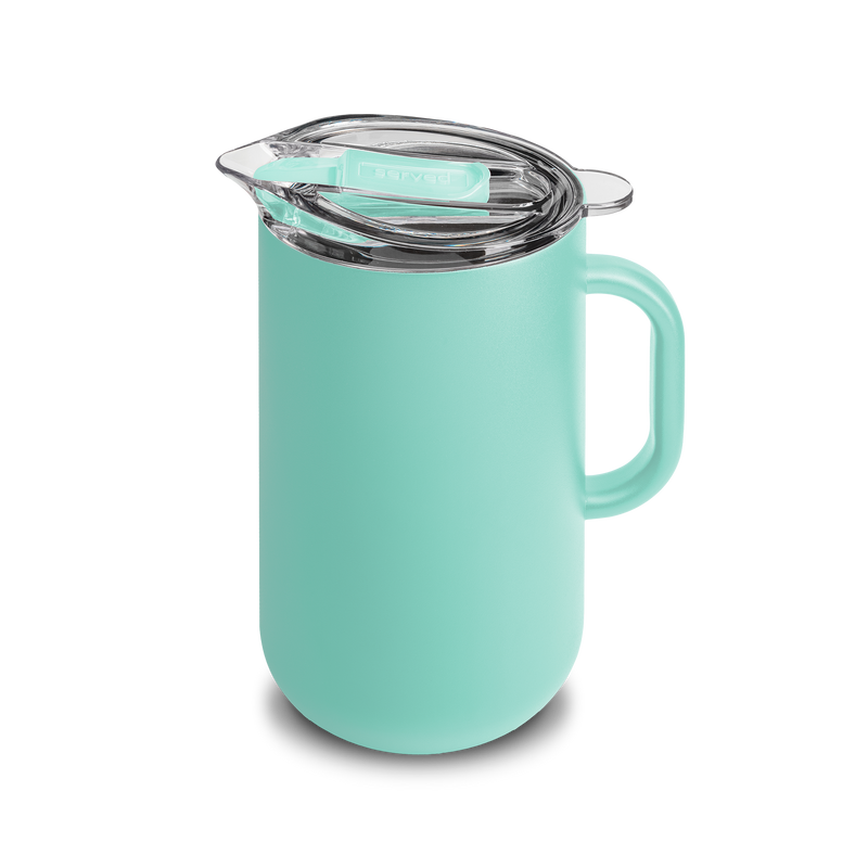 Vacuum-Insulated Stainless Steel Pitcher - Blue Lemonade - 2L