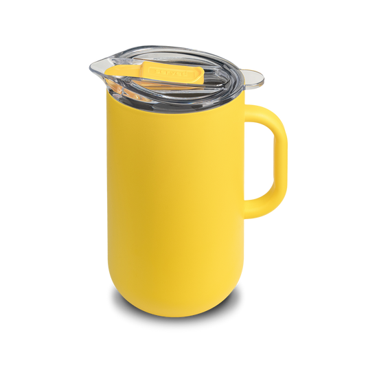 Vacuum-Insulated Stainless Steel Pitcher - Saffron- 2L