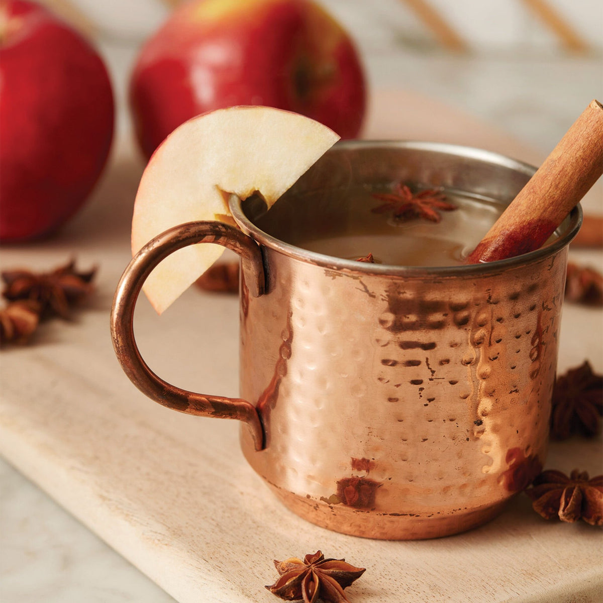 Simmered Cider Poured Candle Copper Mug