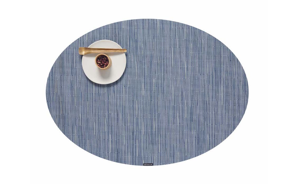 Chilewich - Bamboo Table Mat Oval - Rain