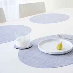 Chilewich - Mini Basketweave Table Mat 14"x19" -  Periwinkle