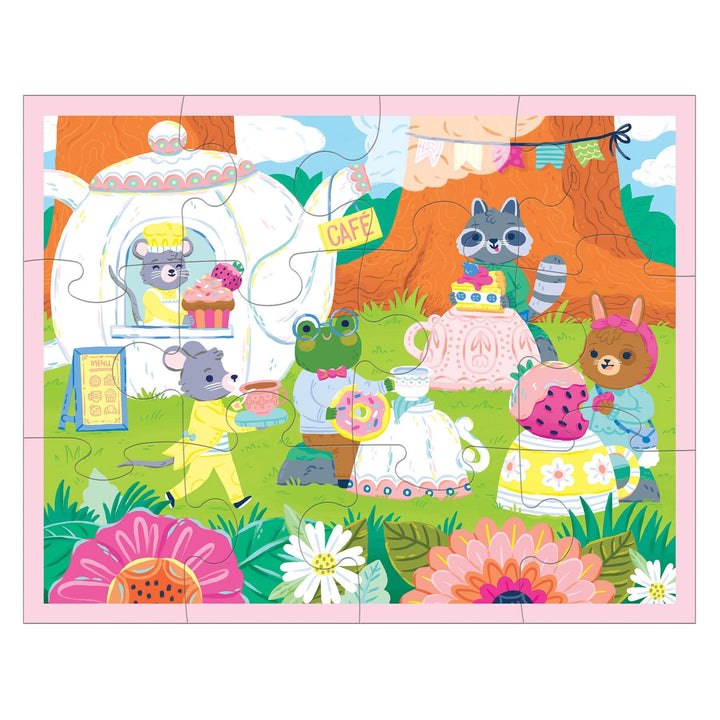 Tea Party 12-Piece Pouch Puzzle