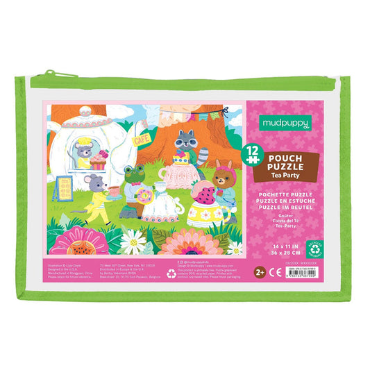 Tea Party 12-Piece Pouch Puzzle