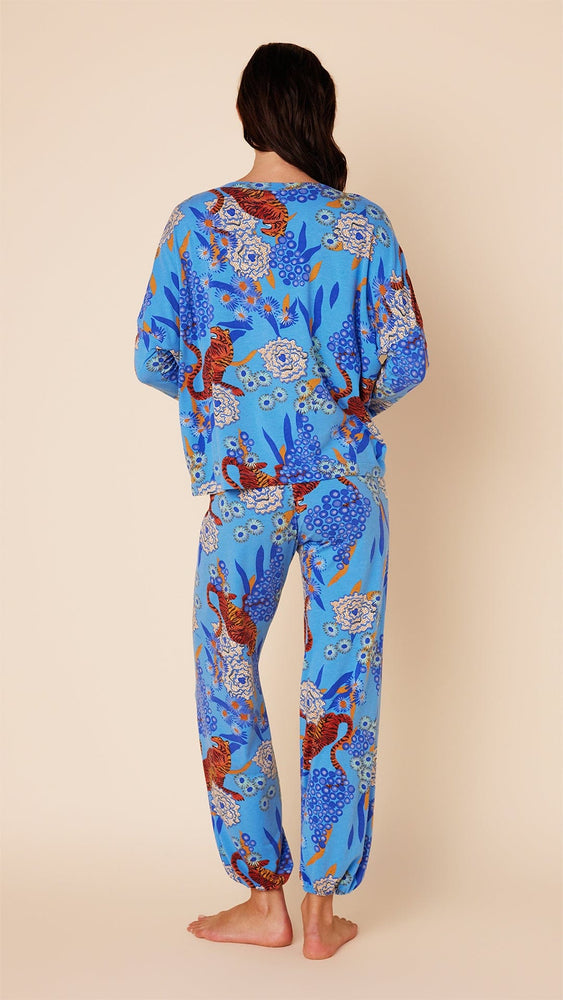 Tigress Pima Knit Pullover Pajama Set