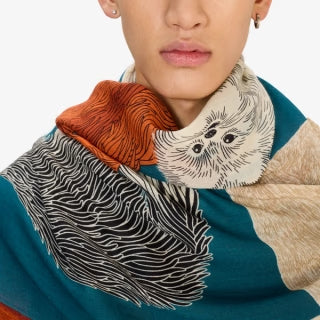 Scarf 100 - Toutou - Duck Blue