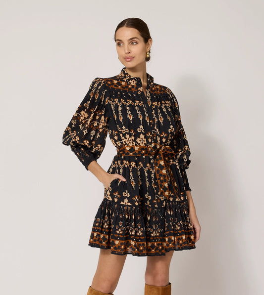 Vanessa Mini Dress - La Vie Print