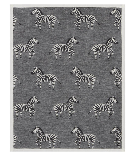 Zebra Zeal Mini Blanket: Mini